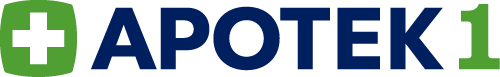 Apotek 1 logo – forhandler av Oralmedic i Norge